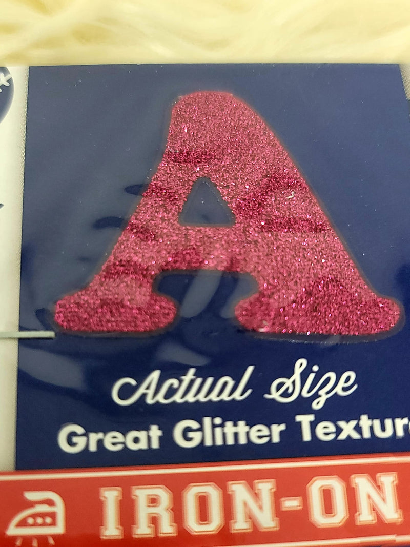 Glitter Iron-On Letters - Make your own race shirt!