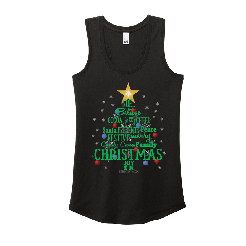 Christmas Joy 5K 10K - MEDAL & TANK - NOW SHIPPING