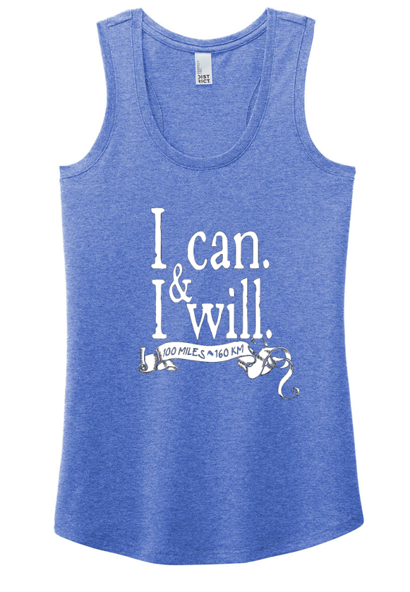 I can & I Will 100 Mile Challenge - TANK AND MEDAL - NOW SHIPPING