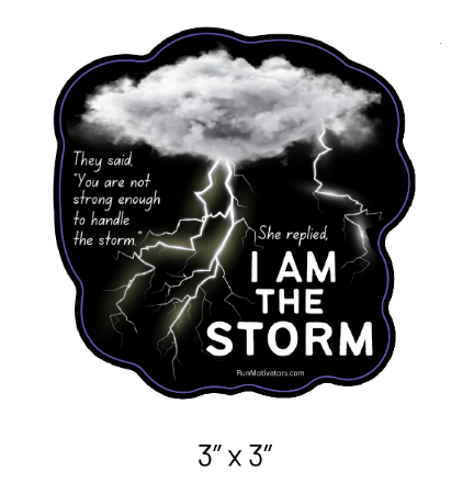 I am the Storm - Vinyl Sticker - SOS Fund