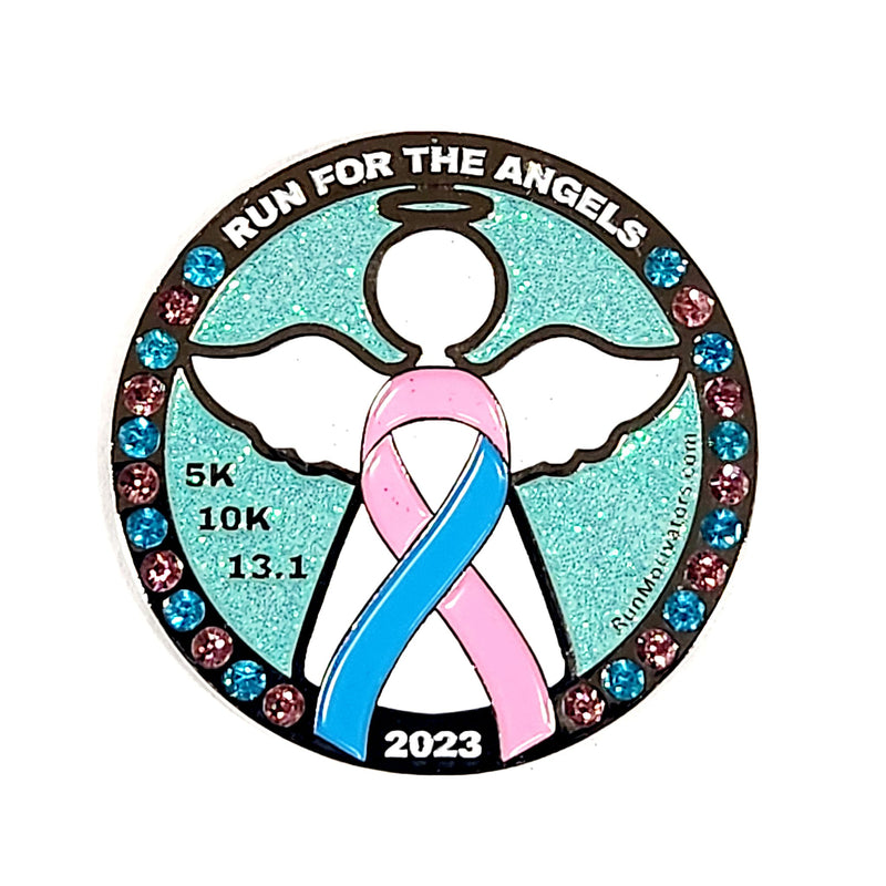 Run for the Angels 2023 - 5K 10K 13.1 - Challenge Magnet - NOW SHIPPING
