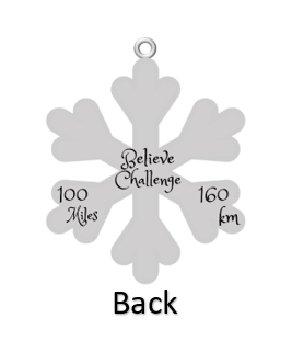 Just Believe 100 Mile Challenge - Charm for bracelet! NOW SHIPPING