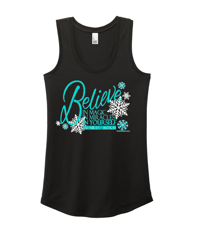 Believe 100 Mile Challenge - MEDAL AND TANK - NOW SHIPPING