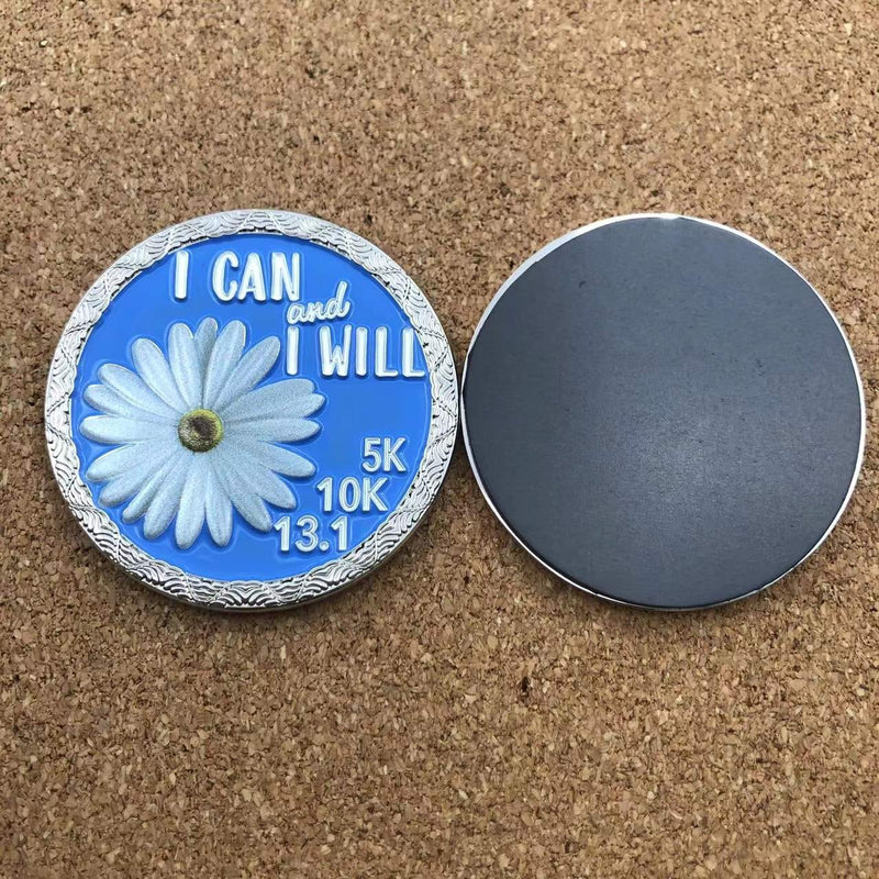 I Can and I Will 5K 10K 13.1 - Challenge Magnet - NOW SHIPPING