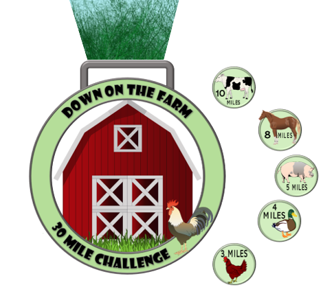 Down on the Farm 30 Mile Challenge - NOW SHIPPING