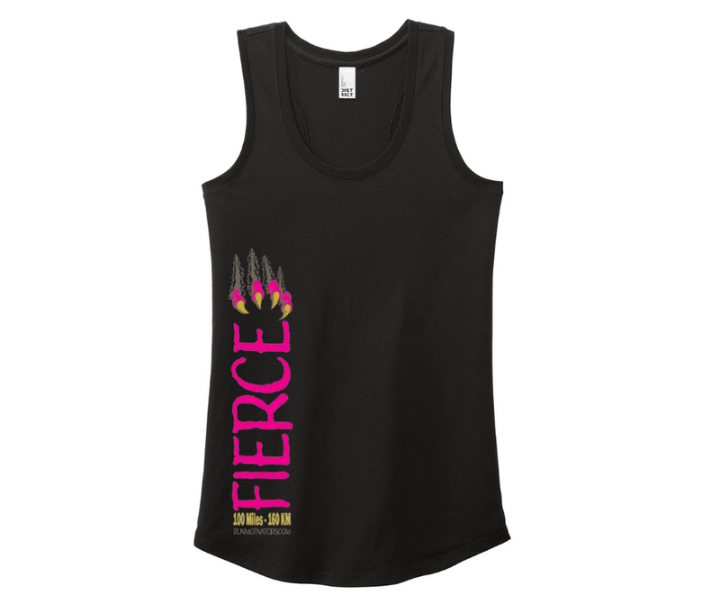 She is Fierce 100 Mile Challenge - MEDAL AND TANK - NOW SHIPPING