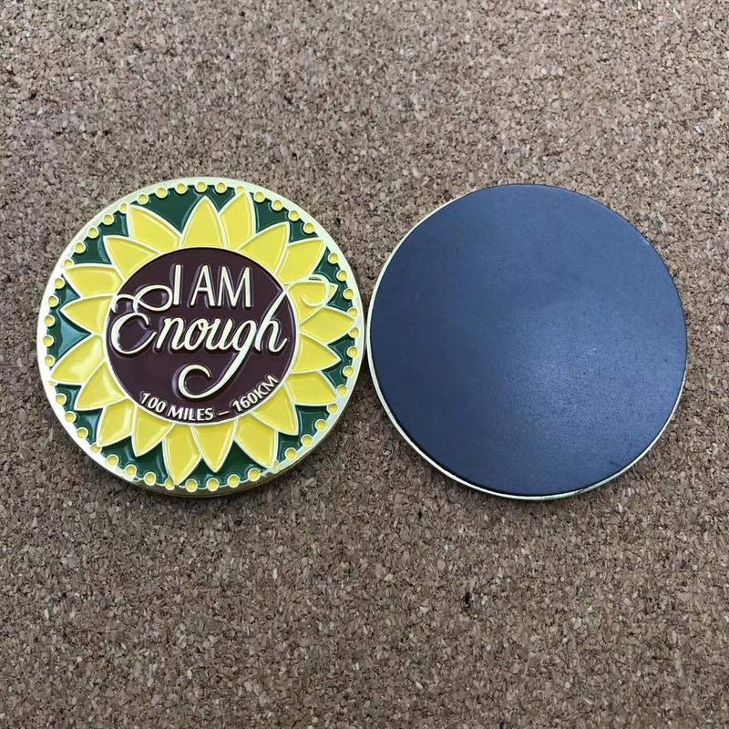I am Enough 100 Mile - 160 KM - Challenge Magnet - NOW SHIPPING