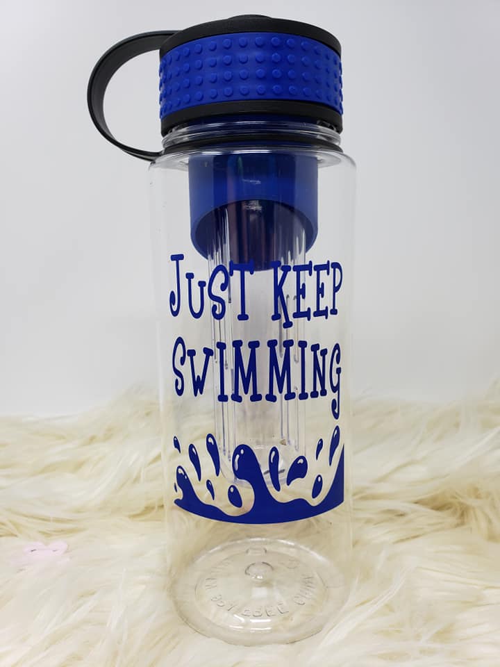 Just Keep Swimming Infuser Water Bottle