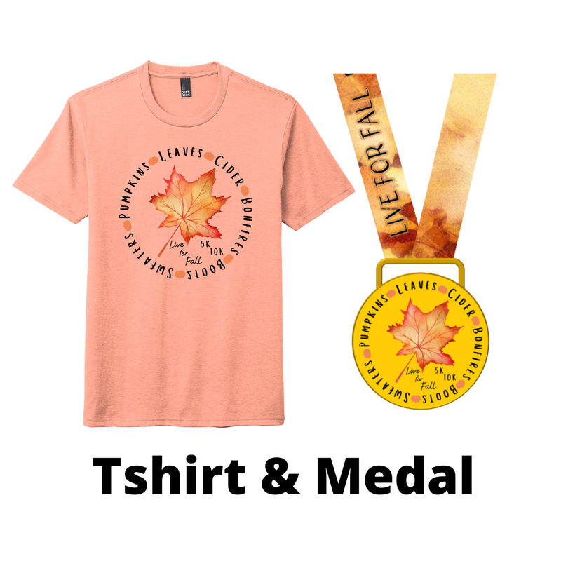 Live for Fall - Medal & Tee - NOW SHIPPING