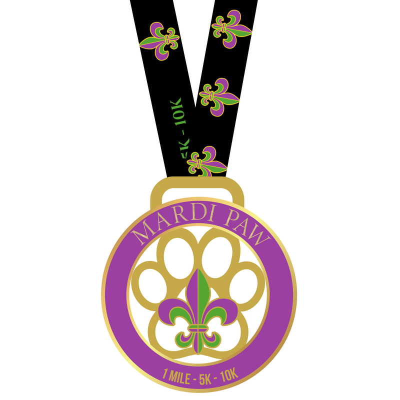 Mardi Paw Race - Medal & Tee - NOW SHIPPING