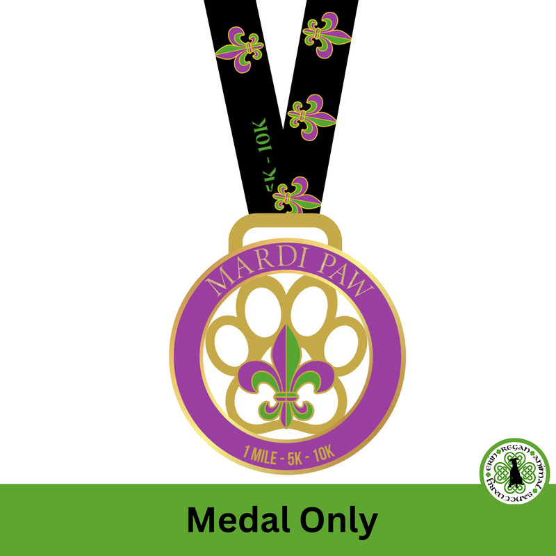 Mardi Paw Race - Medal only - NOW SHIPPING