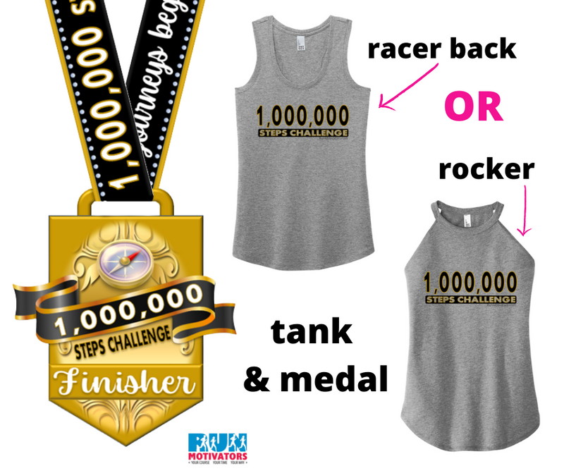 Million Steps Challenge - TANK & MEDAL - NOW SHIPPING