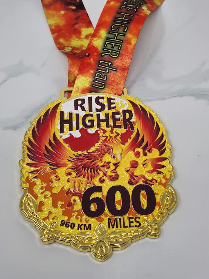 Rise Higher 600 Mile Challenge - Now Shipping