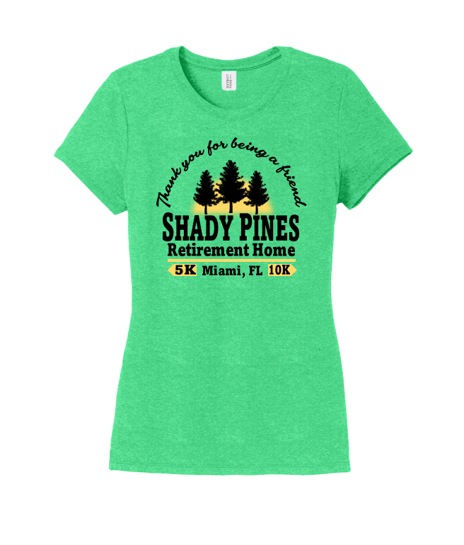 Shady Pines 5K 10K - T-SHIRT AND MEDAL - NOW SHIPPING