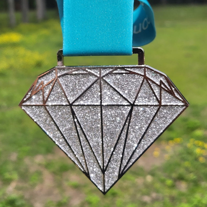 Shine Bright Like a Diamond 100 Mile Challenge -MEDAL ONLY