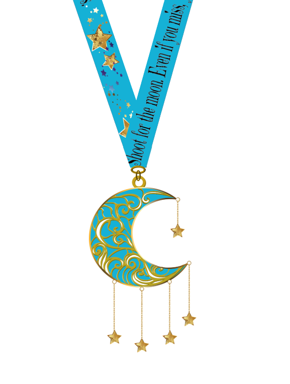 Shoot for the Moon 100 Mile Challenge - MEDAL AND TANK - NOW SHIPPING