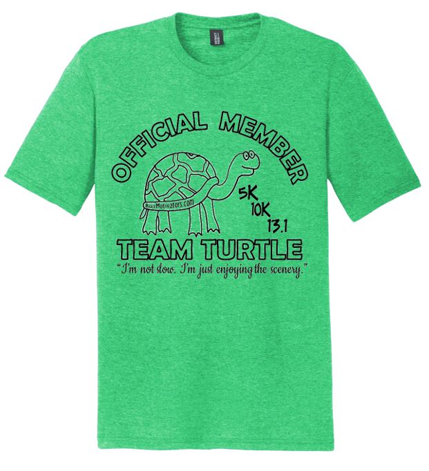 Team Turtle 5K 10K 13.1 - T-SHIRT & MEDAL - NOW SHIPPING