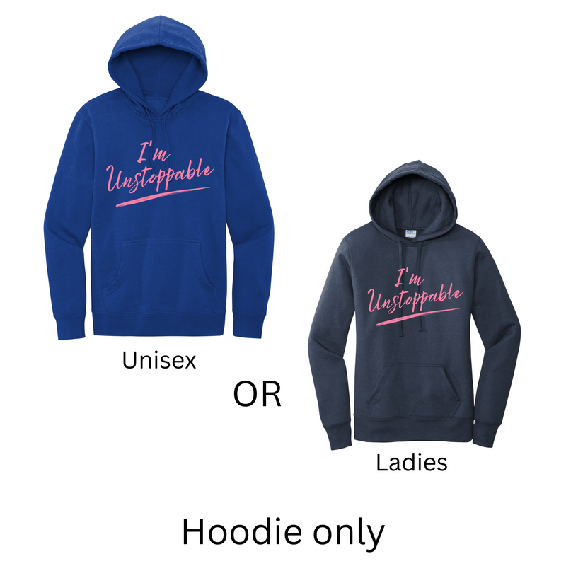 Unstoppable 100 Mile Challenge - HOODIE only - NOW SHIPPING
