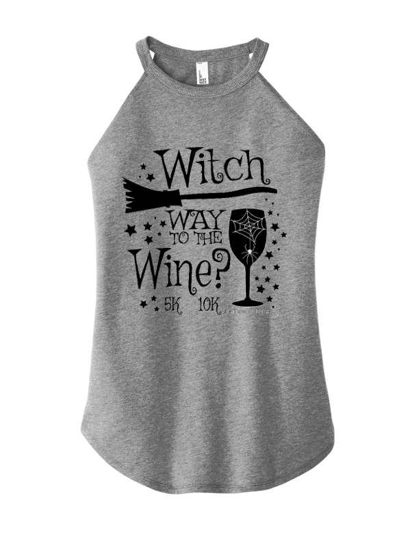 Witch Way to the Wine 5K 10K - MEDAL AND TANK - NOW SHIPPING